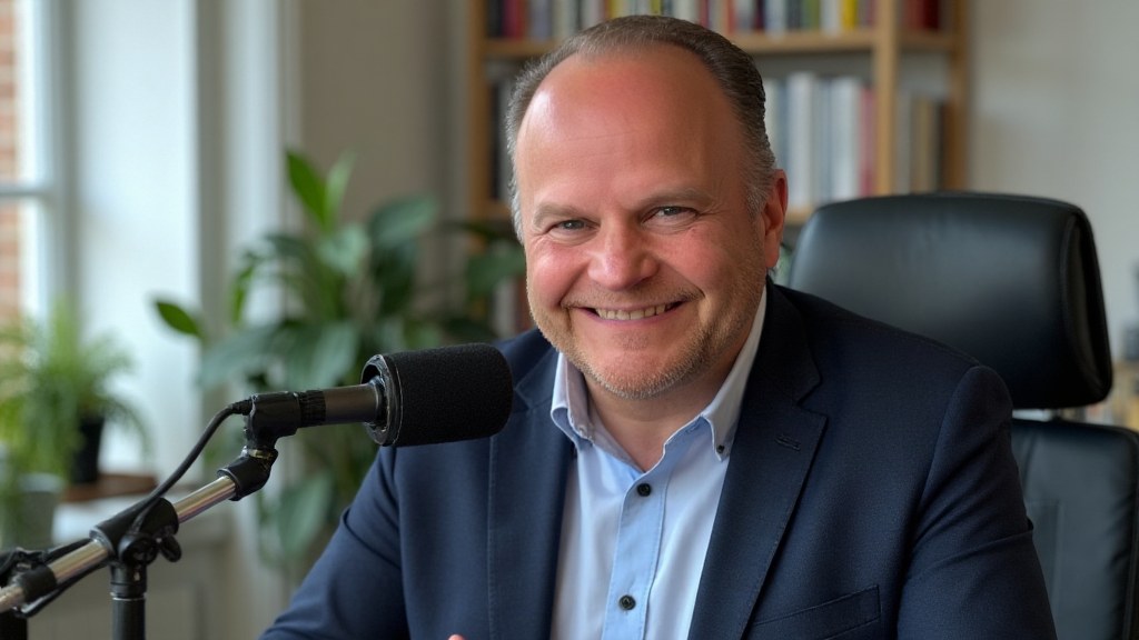 Christian Breitschwerdt am Mikrofon
